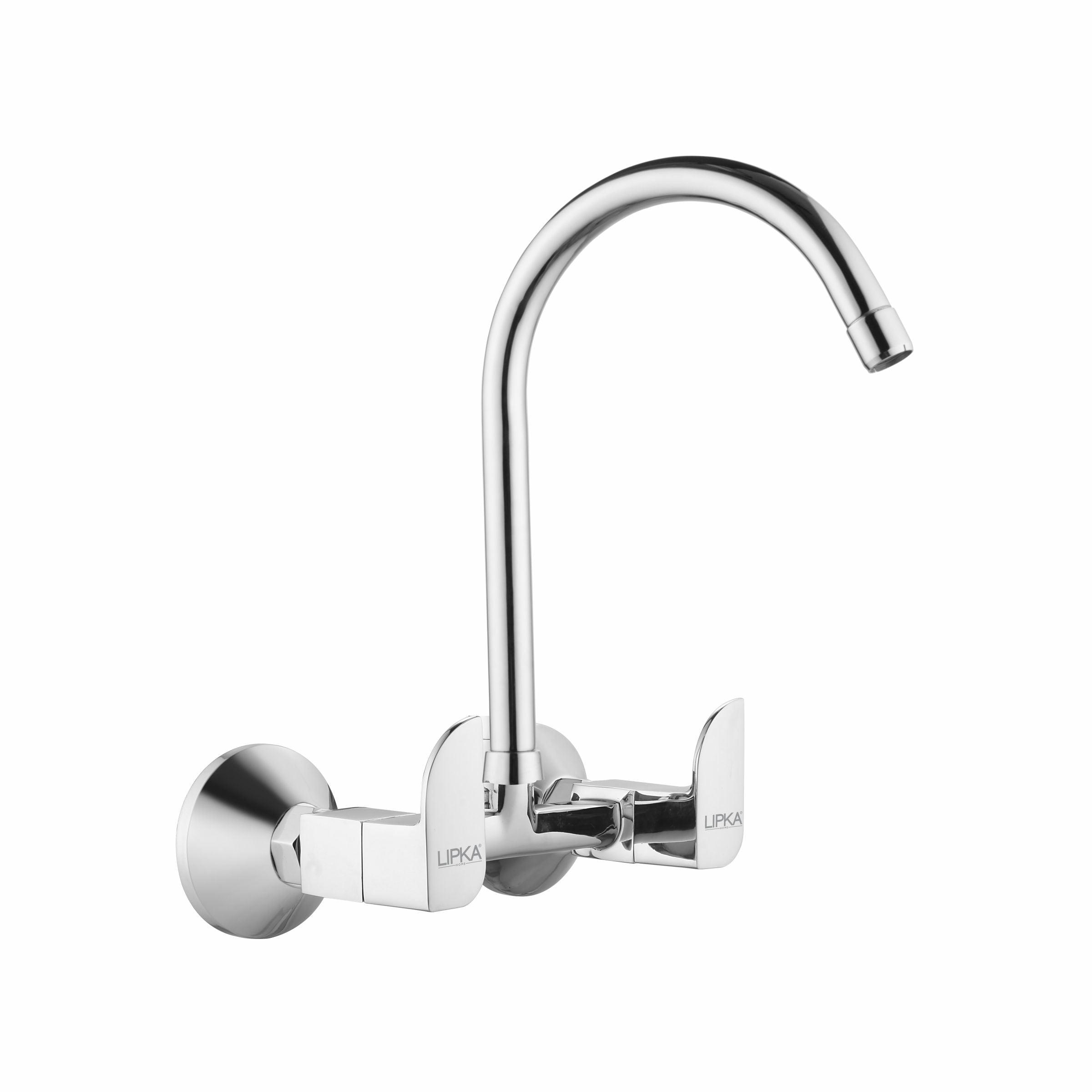 Arise Sink Mixer Brass Faucet with Round Swivel Spout (20 Inches) - LIPKA - Lipka Home