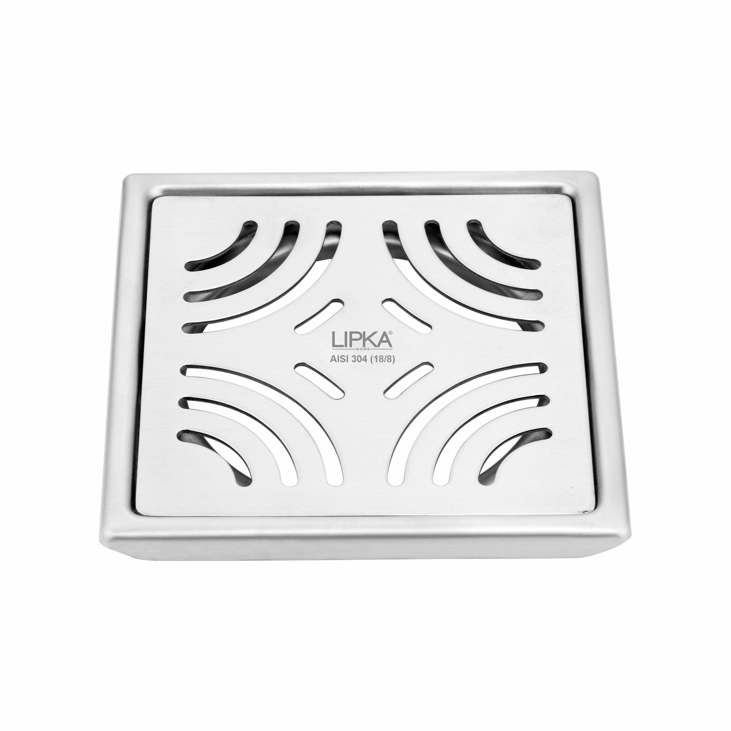 Purple Exclusive Square Floor Drain (6 x 6 Inches) - LIPKA - Lipka Home