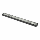 Tile Insert Shower Drain Channel - Black (40 x 2 Inches) - LIPKA - Lipka Home