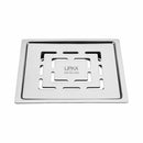 Orange Exclusive Square Flat Cut Floor Drain (5 x 5 Inches) - LIPKA - Lipka Home