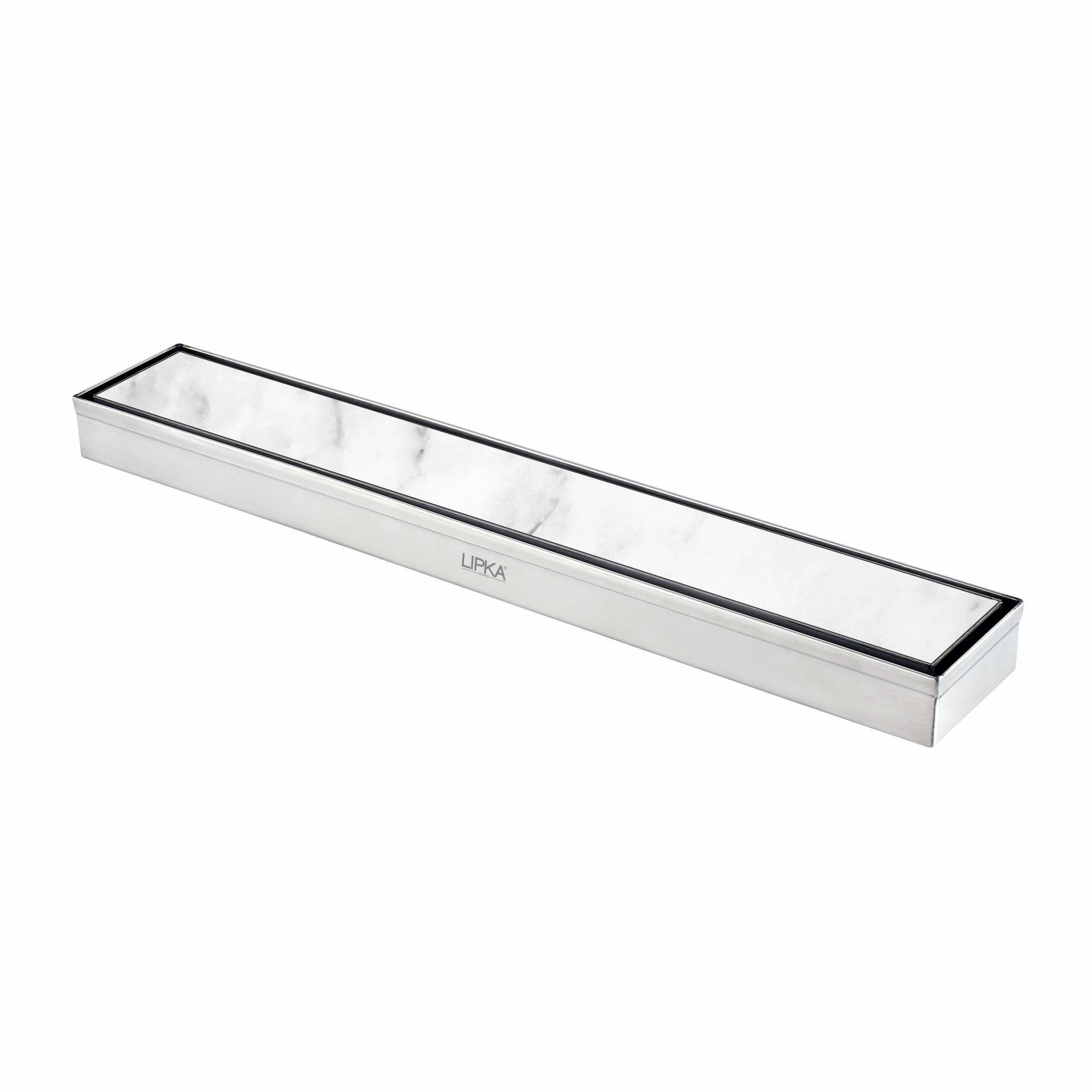 Marble Insert Shower Drain Channel (18 x 2 Inches)