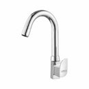 Arise Swan Neck Brass Faucet with Round Swivel Spout (12 Inches) - LIPKA - Lipka Home