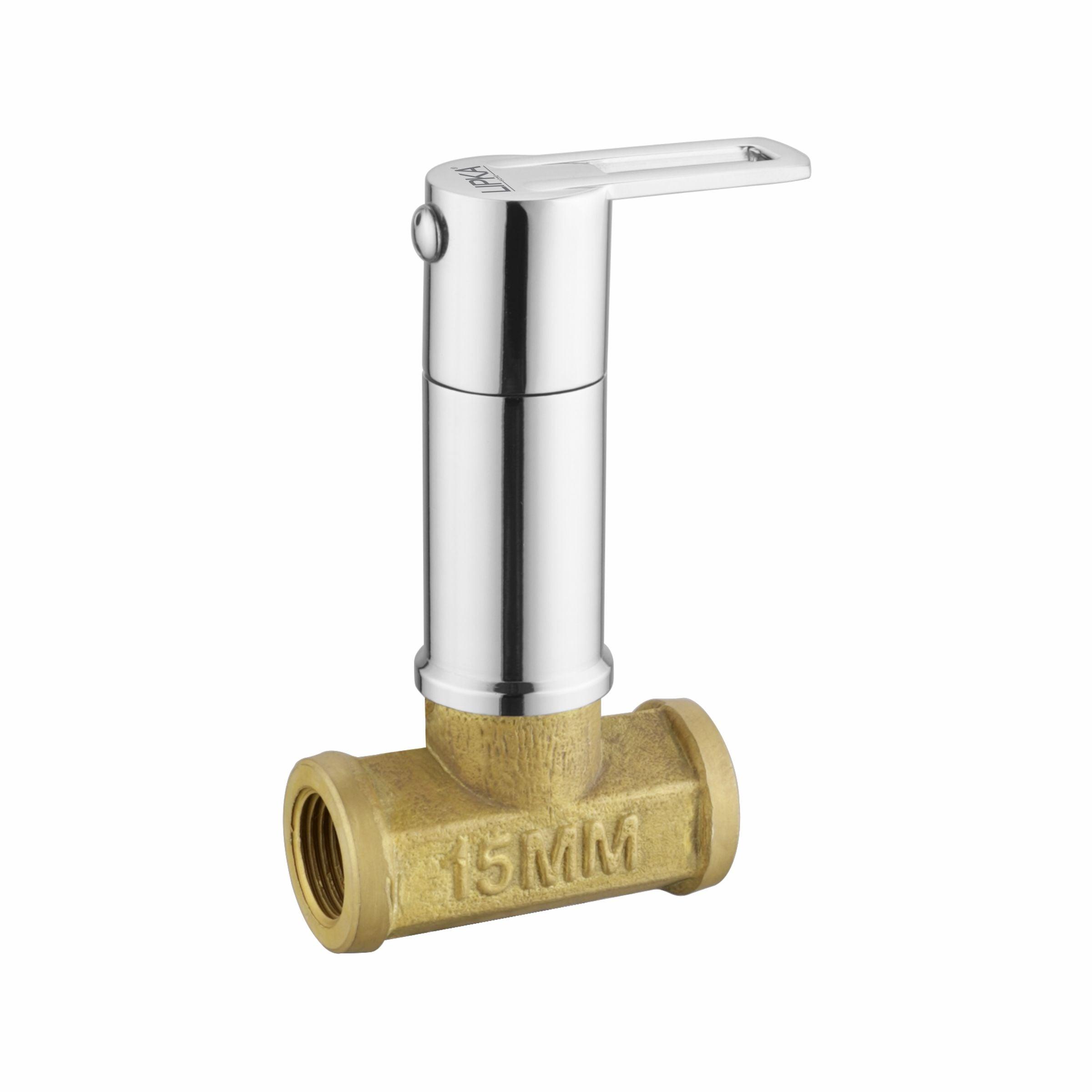 Kube Concealed Stop Valve (15mm) Brass Faucet - LIPKA - Lipka Home