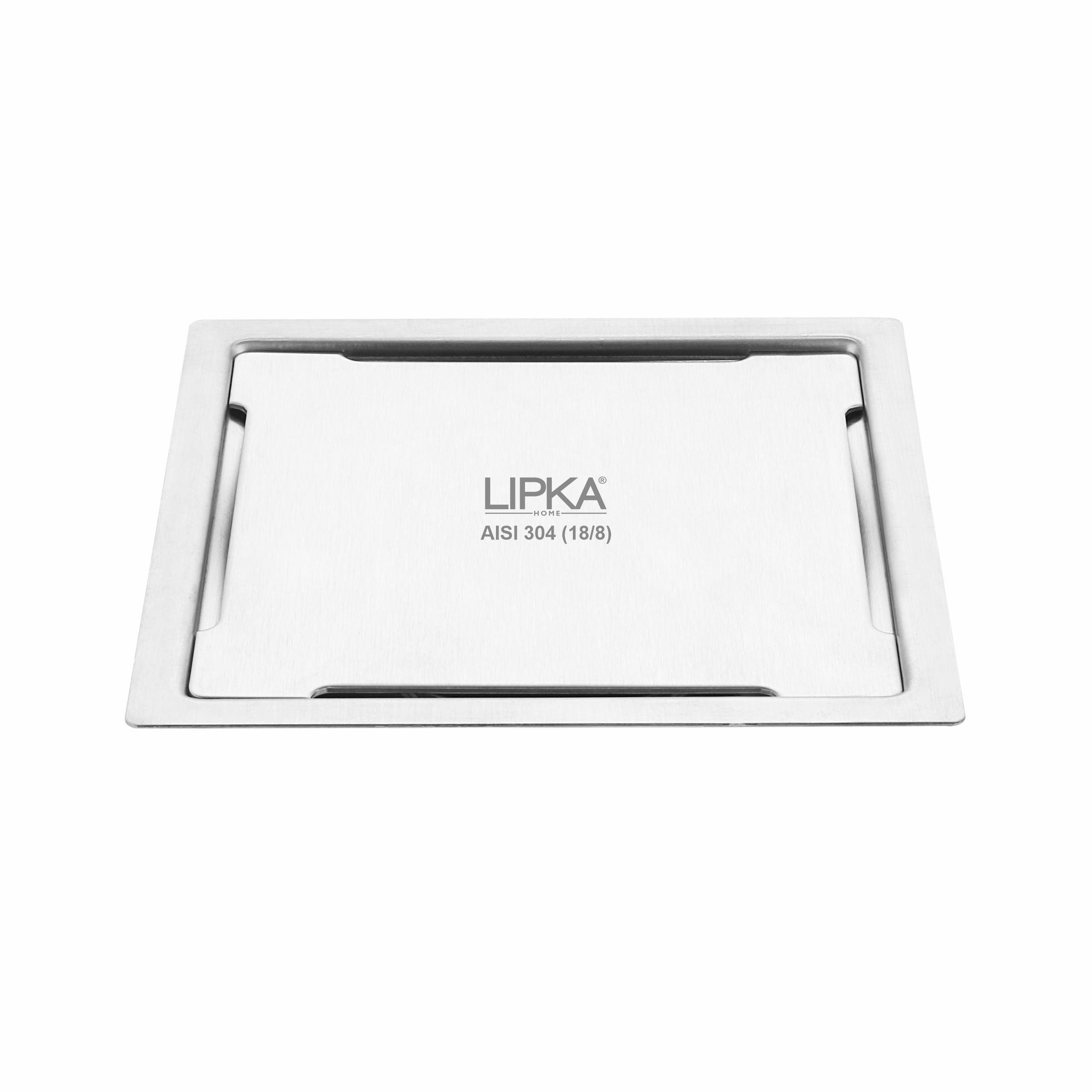 Yellow Exclusive Square Flat Cut Floor Drain (5 x 5 Inches) - LIPKA - Lipka Home