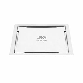 Yellow Exclusive Square Flat Cut Floor Drain (5 x 5 Inches) - LIPKA - Lipka Home