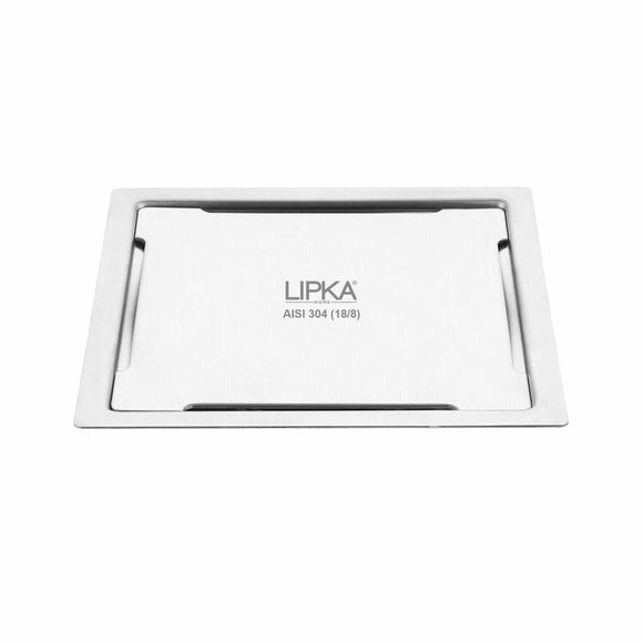 Yellow Exclusive Square Flat Cut Floor Drain (5 x 5 Inches) - LIPKA - Lipka Home