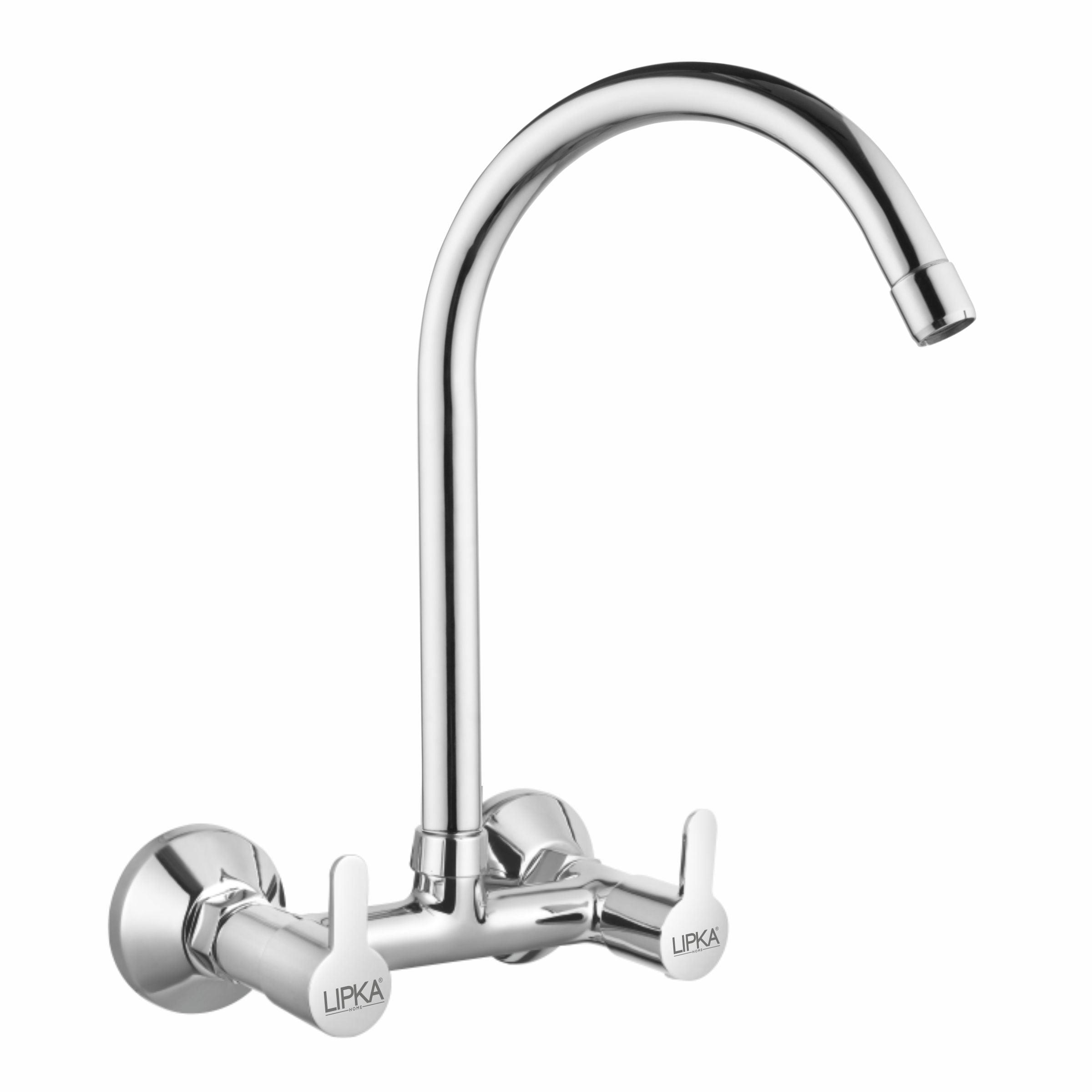 Fusion Sink Mixer Brass Faucet with Round Swivel Spout (20 Inches) - LIPKA - Lipka Home