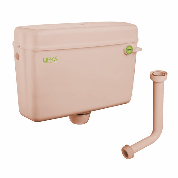 Round Flushing Cistern/ Flush Tank (Pink) |Commode not included| - LIPKA - Lipka Home