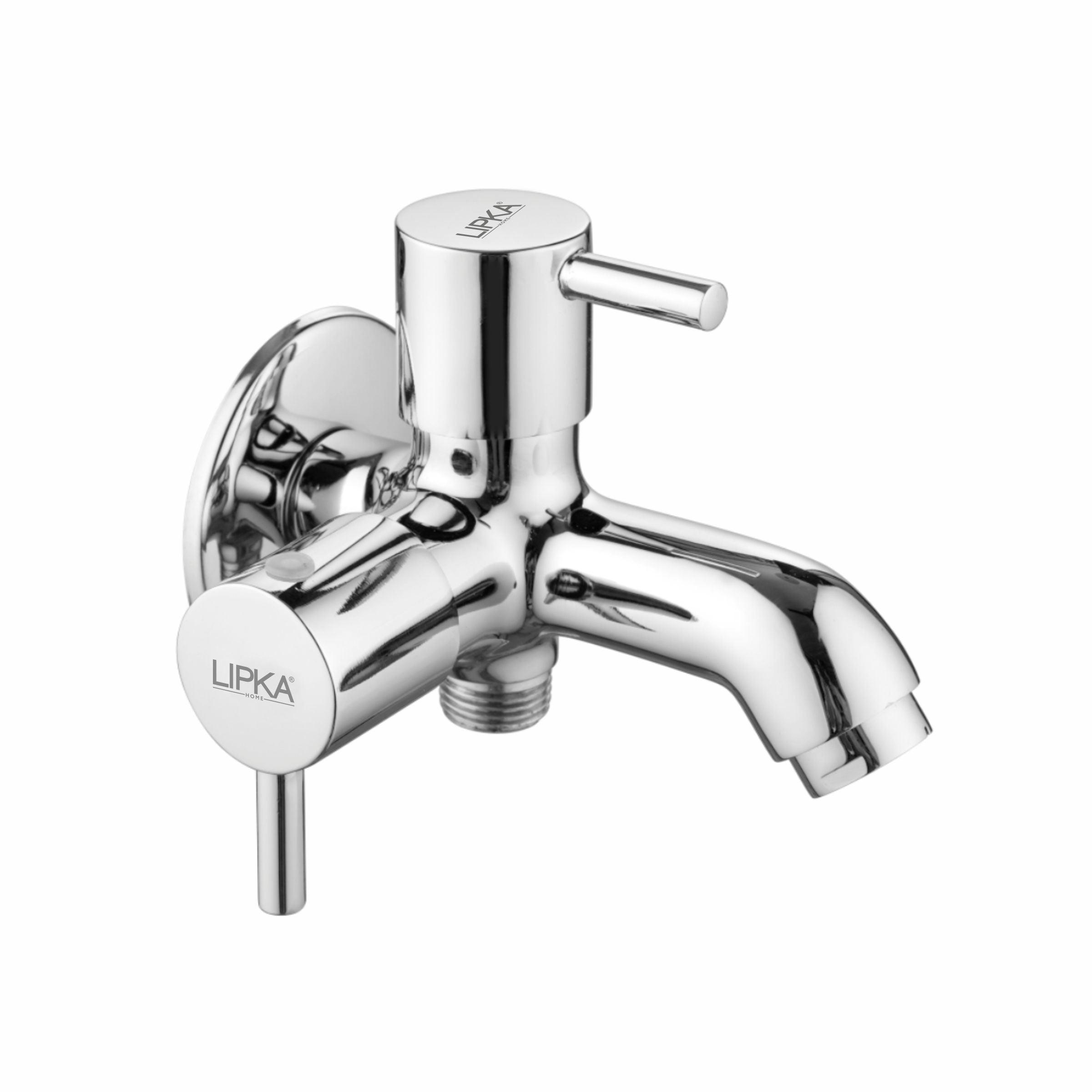 Kyron Two Way Bib Tap Brass Faucet (Double Handle) - LIPKA - Lipka Home