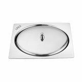 Saturn Square Flat Cut Floor Drain (5 x 5 Inches) - LIPKA