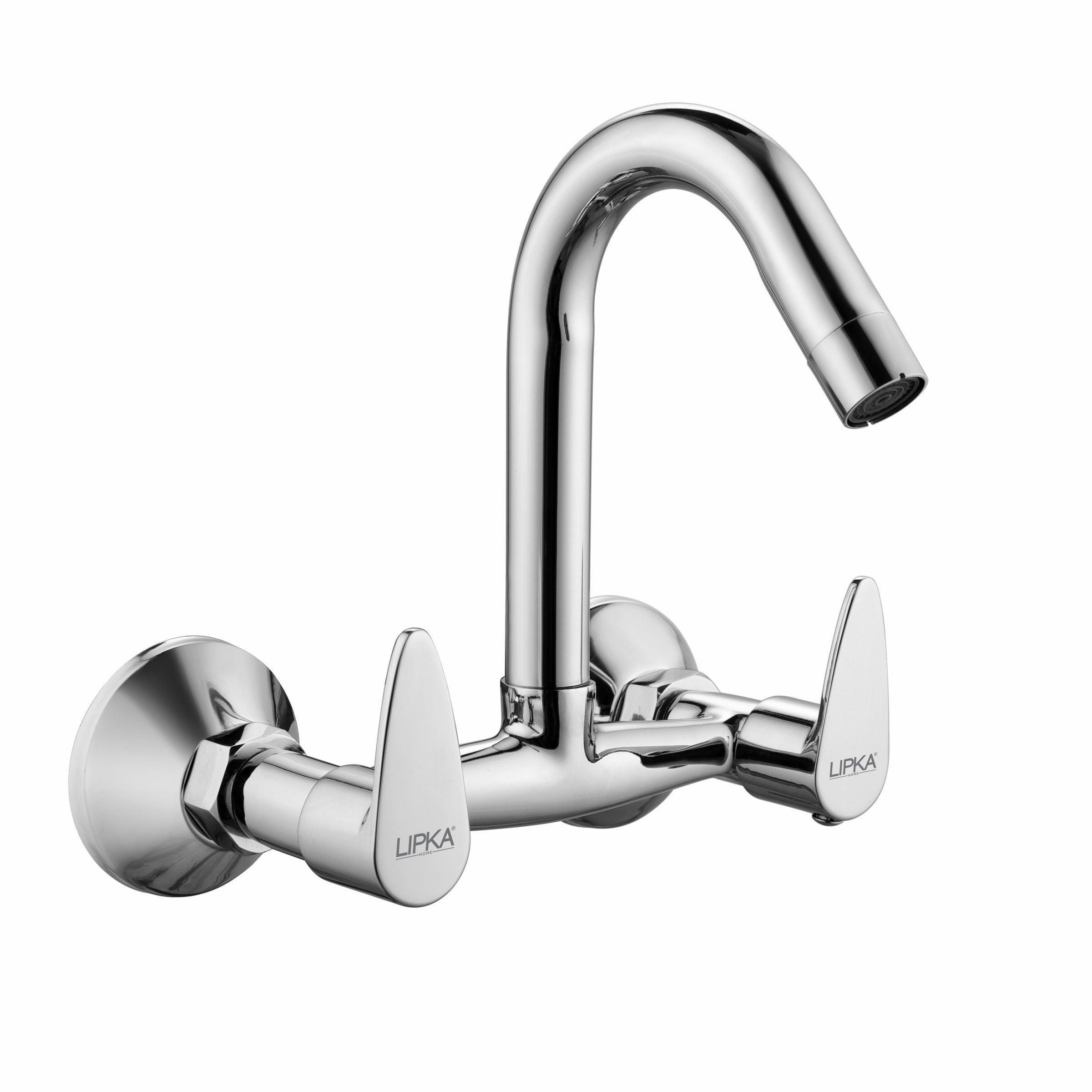 Lava Sink Mixer with Swivel Spout (12 Inches) Brass Faucet - LIPKA - Lipka Home