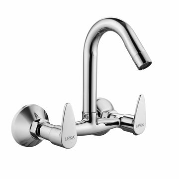 Lava Sink Mixer with Swivel Spout (12 Inches) Brass Faucet - LIPKA - Lipka Home