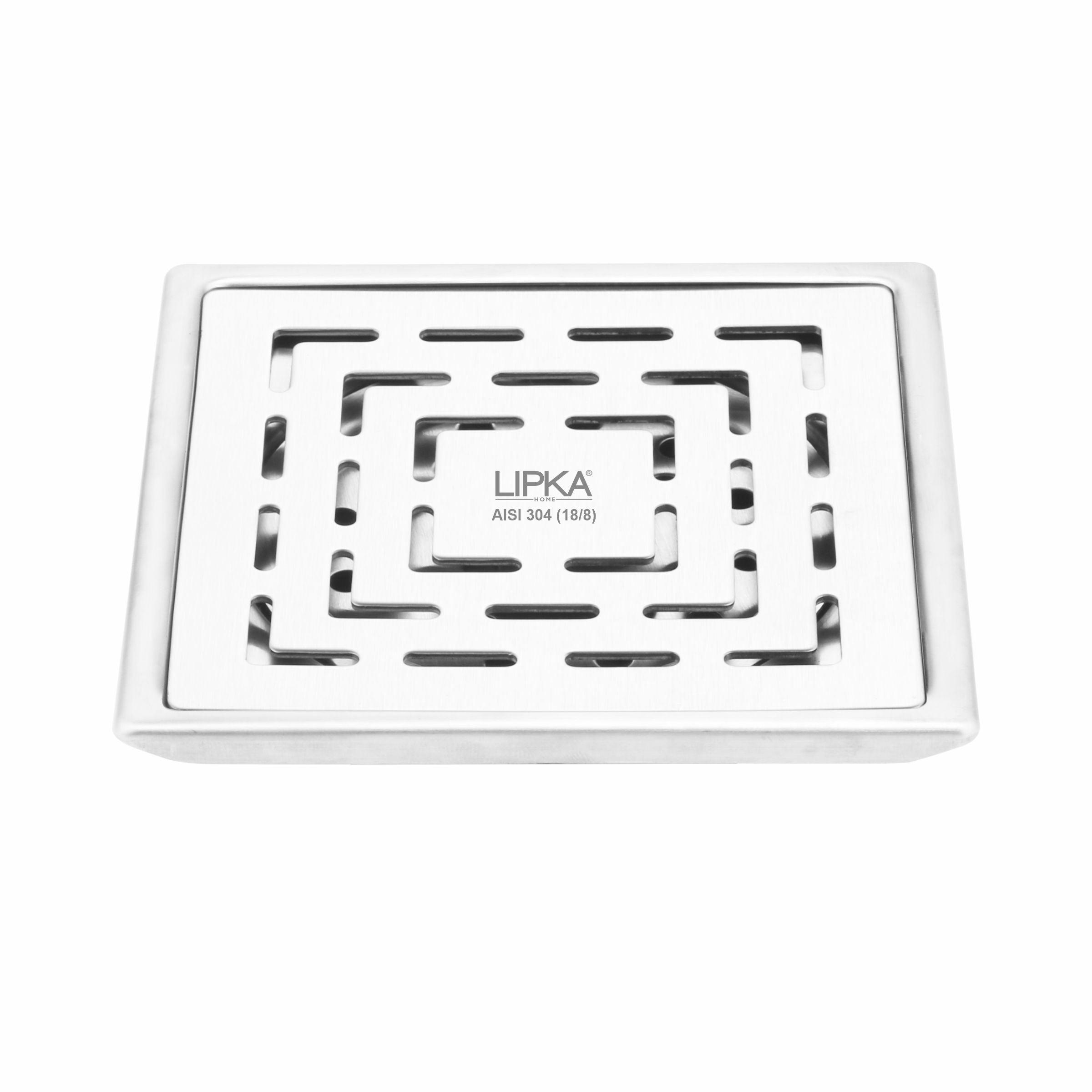 Orange Exclusive Square Floor Drain (6 x 6 Inches) - LIPKA - Lipka Home