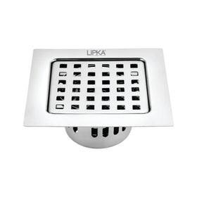Agni Square Floor Drain (6 x 6 Inches) with Cockroach Trap- LIPKA - Lipka Home