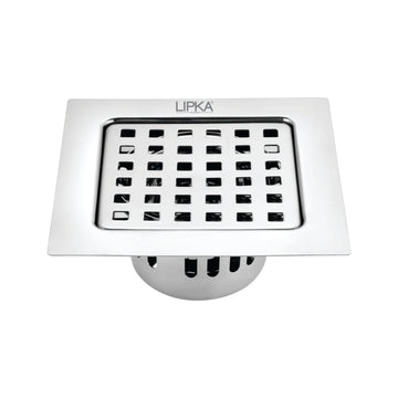 Agni Square Floor Drain (6 x 6 Inches) with Cockroach Trap- LIPKA - Lipka Home