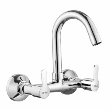 Frenk Sink Mixer Brass Faucet with Round Swivel Spout (12 Inches) - LIPKA - Lipka Home