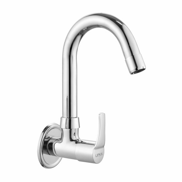 Coral Sink Tap Brass Faucet with Round Swivel Spout (12 Inches) - LIPKA - Lipka Home