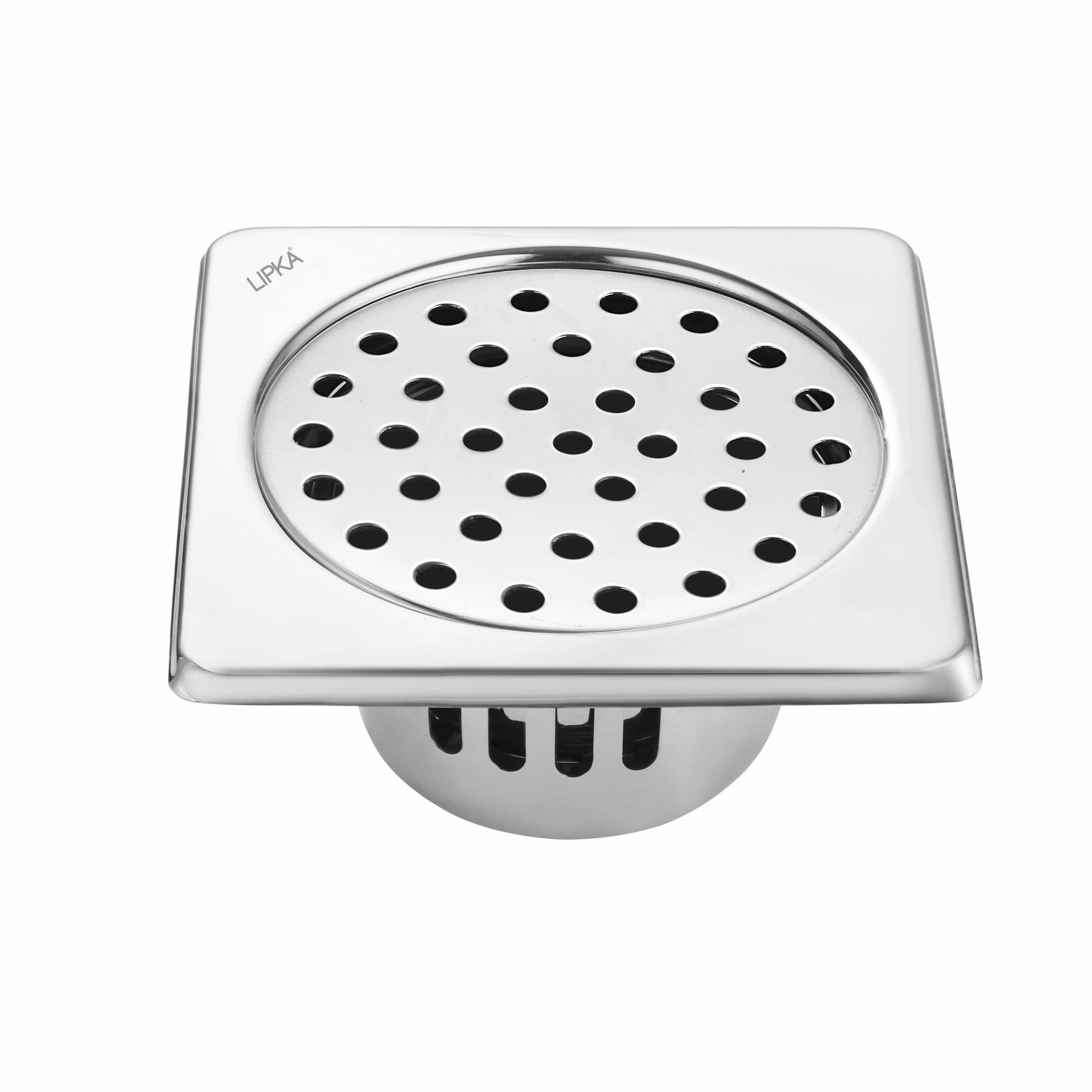 Square Floor Drain (6 x 6 Inches) with Cockroach Trap - LIPKA - Lipka Home