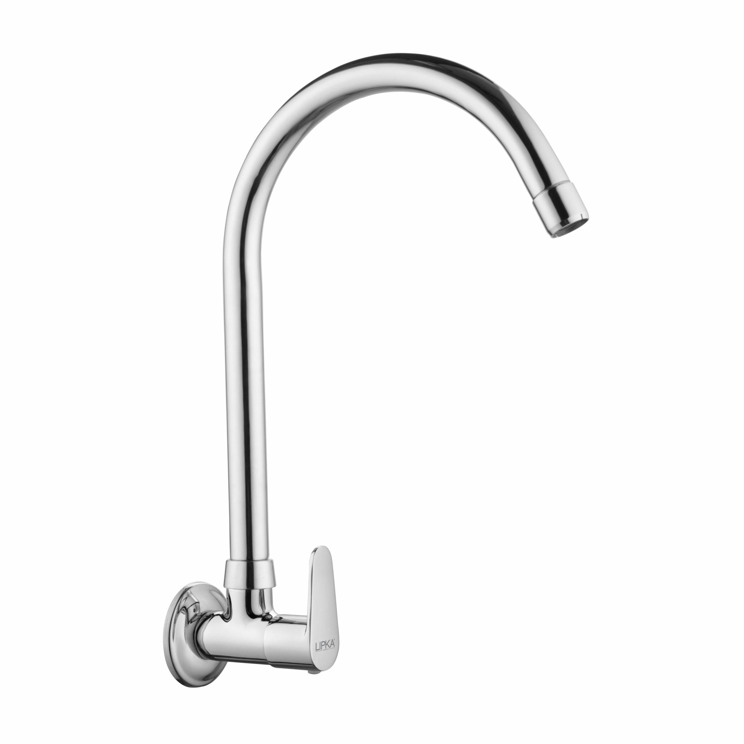 Virgo Sink Tap Brass Faucet with Round Swivel Spout (20 Inches) - LIPKA - Lipka Home