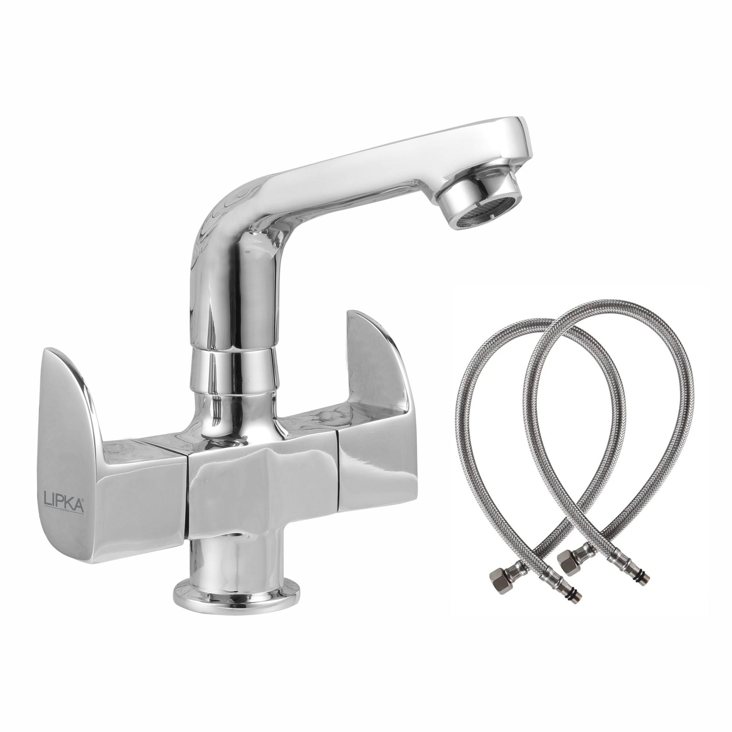 Arise Centre Hole Basin Mixer Brass Faucet with Swivel Spout - LIPKA - Lipka Home