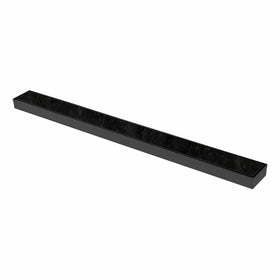 Tile Insert Shower Drain Channel - Black (32 x 2 Inches) - LIPKA - Lipka Home