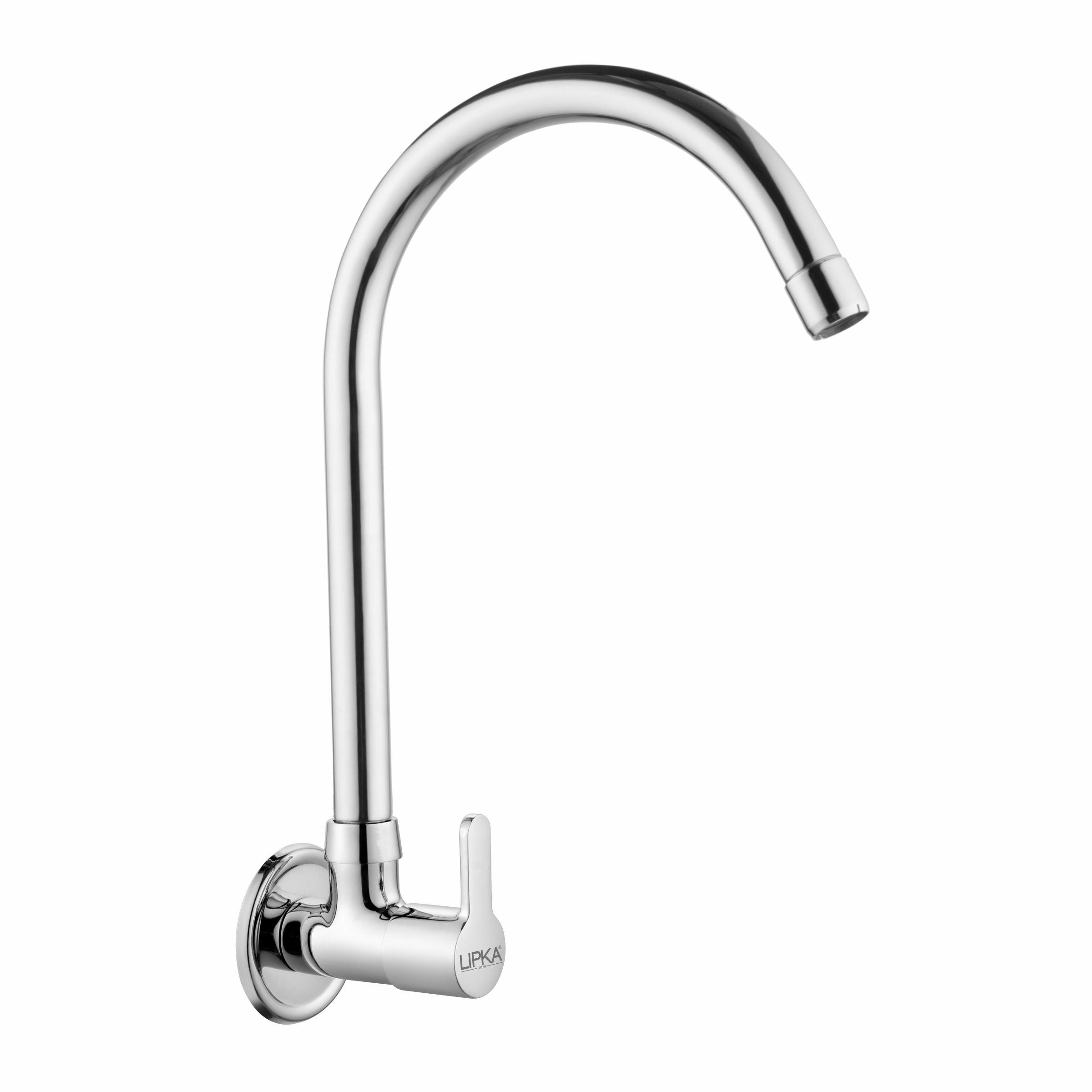 Fusion Sink Tap Brass Faucet with Round Swivel Spout (20 Inches) - LIPKA - Lipka Home