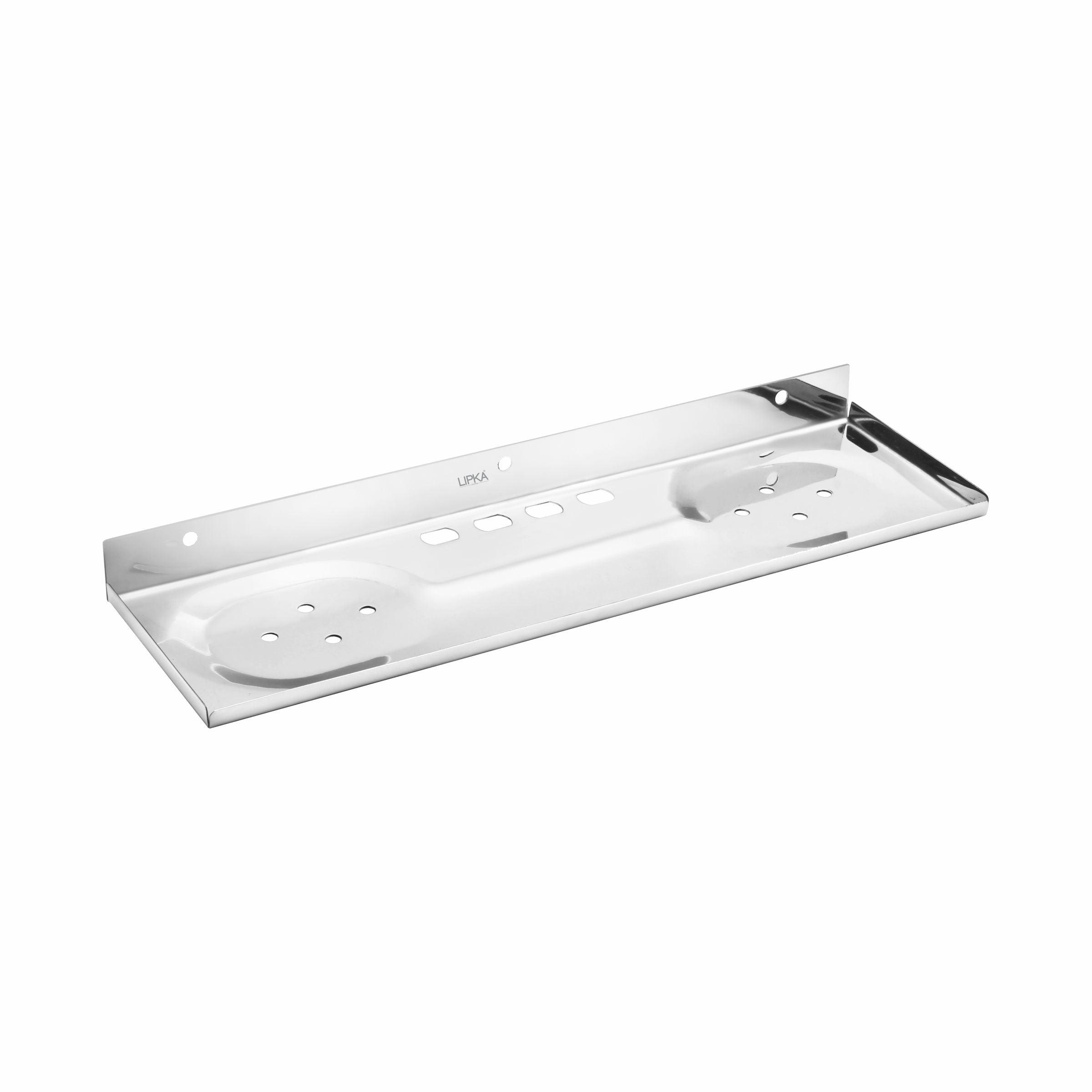 Silver Wall Shelf Tray (4 x 14 Inches)