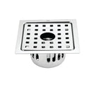Agni Square Floor Drain (5 x 5 Inches) with Hole and Cockroach Trap- LIPKA - Lipka Home