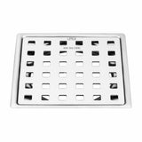 Red Exclusive Square Flat Cut Floor Drain (6 x 6 Inches) - LIPKA