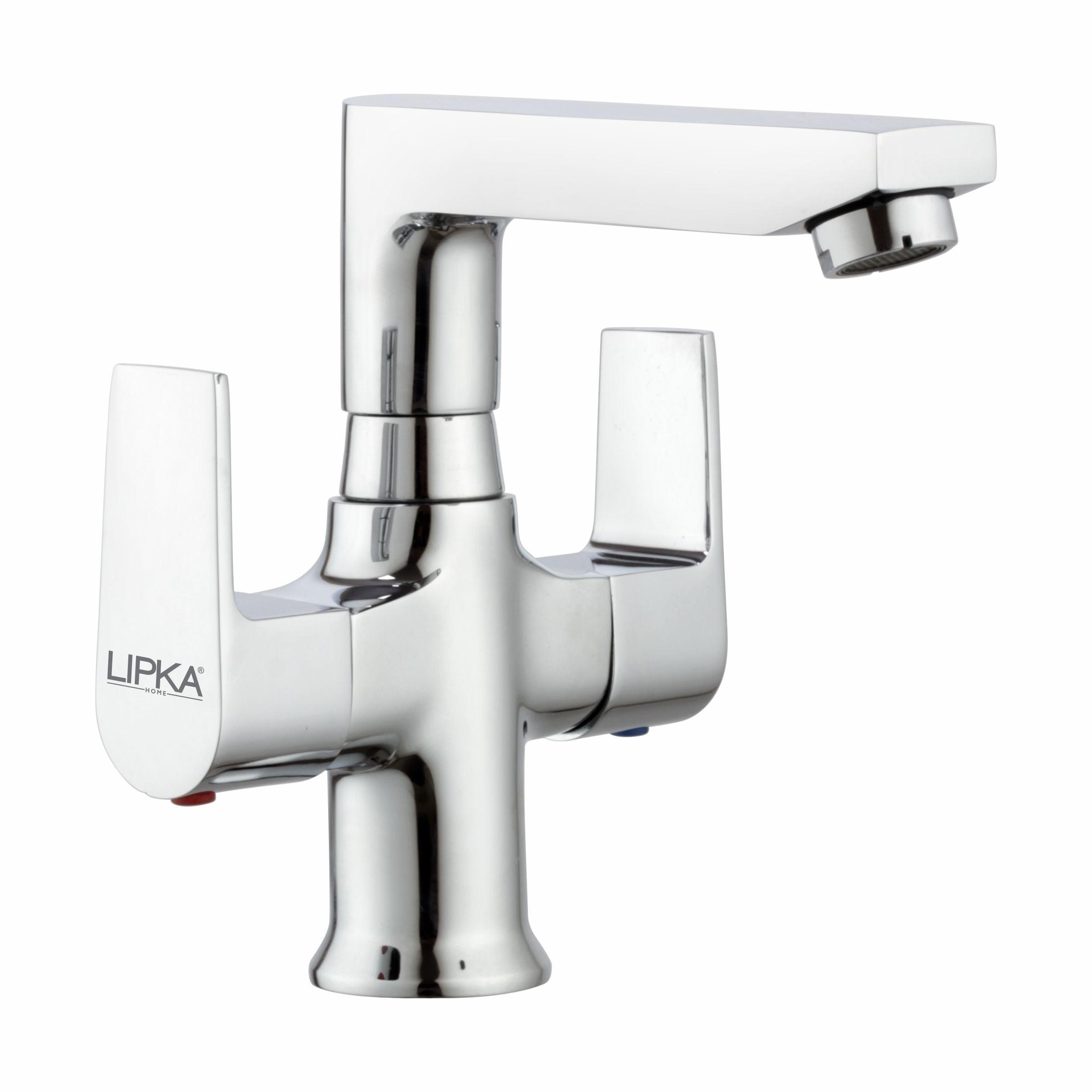 Victory Centre Hole Basin Mixer with Swivel Spout Faucet - LIPKA - Lipka Home