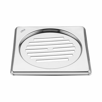 Eon Square Floor Drain with Golden Classic Jali (6 x 6 Inches) - LIPKA - Lipka Home