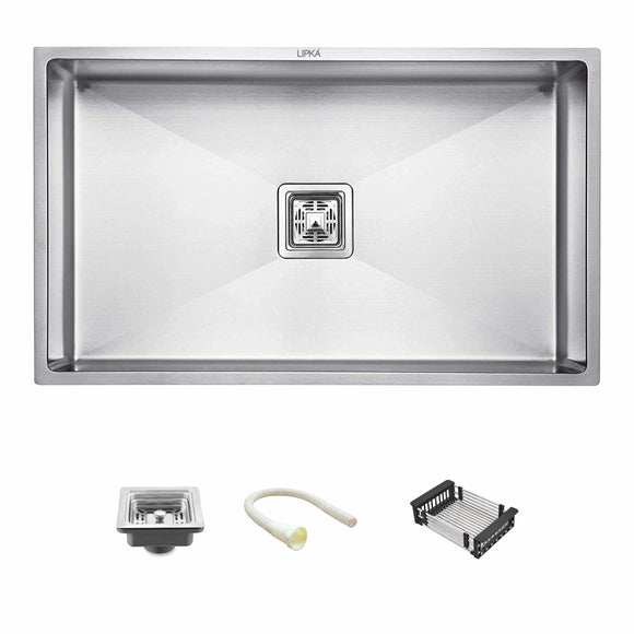 Handmade Single Bowl Kitchen Sink (32 x 20 x 10 Inches) - LIPKA - Lipka Home