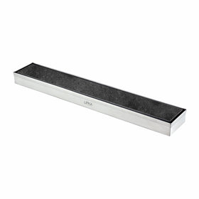 Marble Insert Shower Drain Channel (24 x 2 Inches) - LIPKA - Lipka Home