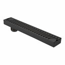 Wave Shower Drain Channel - Black (48 x 3 Inches) - LIPKA - Lipka Home