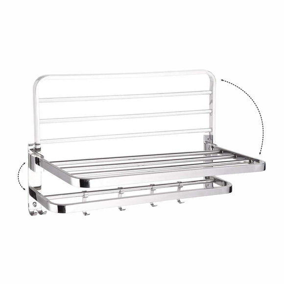 Dual Foldable Towel Rack (24 Inches) - LIPKA - Lipka Home