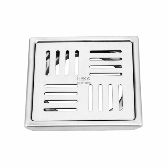 Pink Exclusive Square Floor Drain (6 x 6 Inches) - LIPKA - Lipka Home