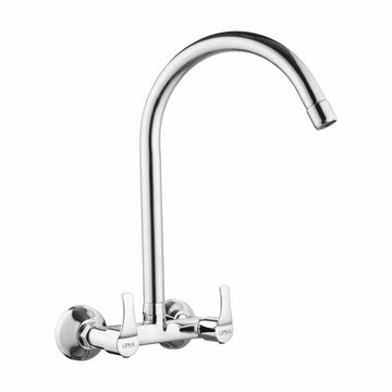 Coral Sink Mixer Brass Faucet with Round Swivel Spout (20 Inches) - LIPKA - Lipka Home