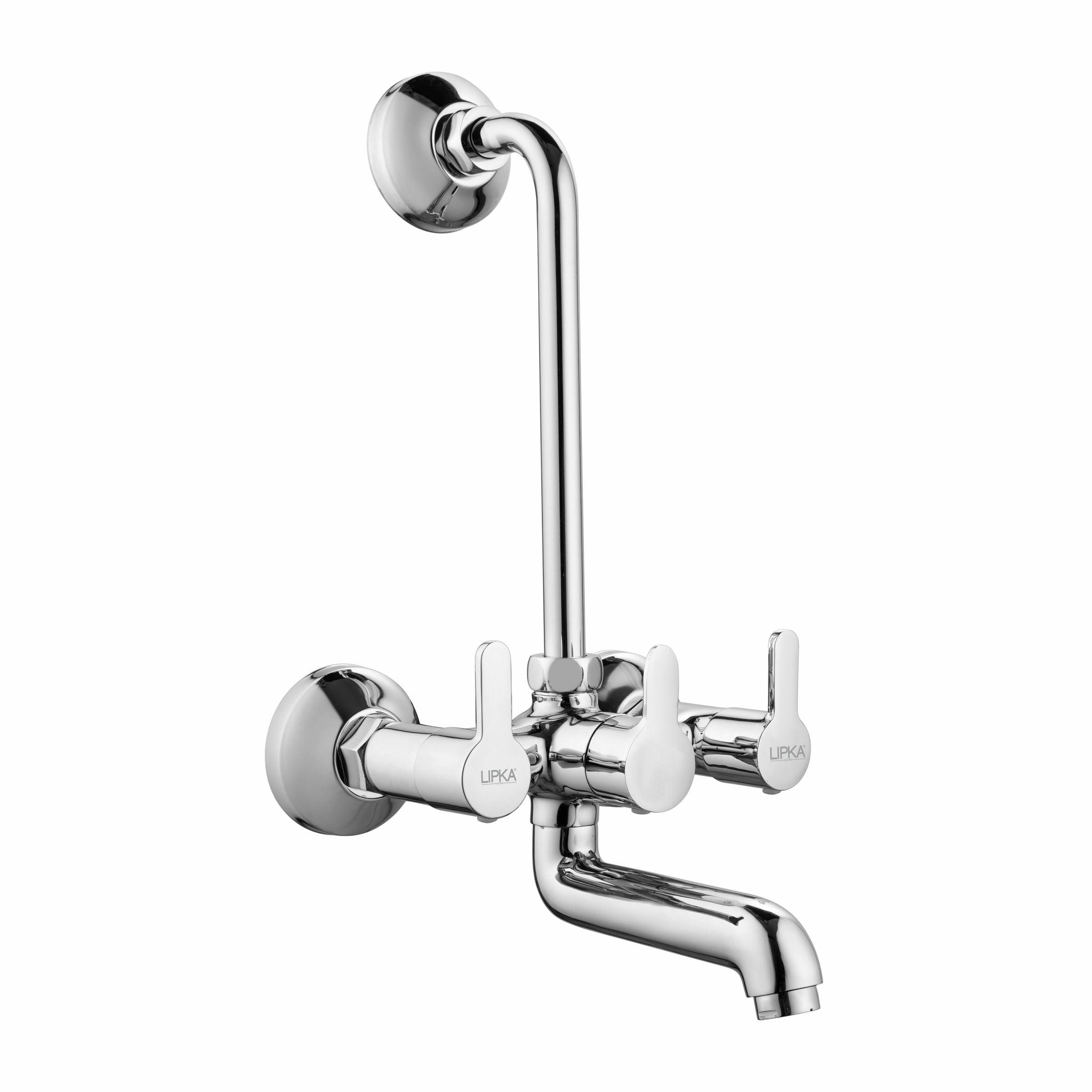 Fusion Wall Mixer Brass Faucet with L Bend - LIPKA - Lipka Home