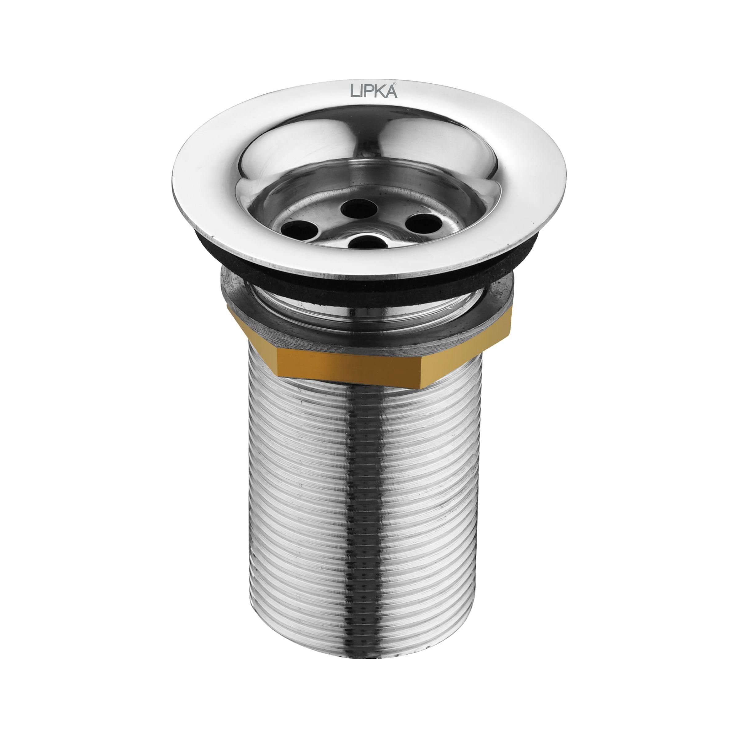 Fossa 3 Inch Brass Pop Up Waste Coupling with Smooth Push Button