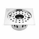Square Flat Cut Floor Drain (6 x 6 Inches) with Lock, Hole and Cockroach Trap - LIPKA - Lipka Home