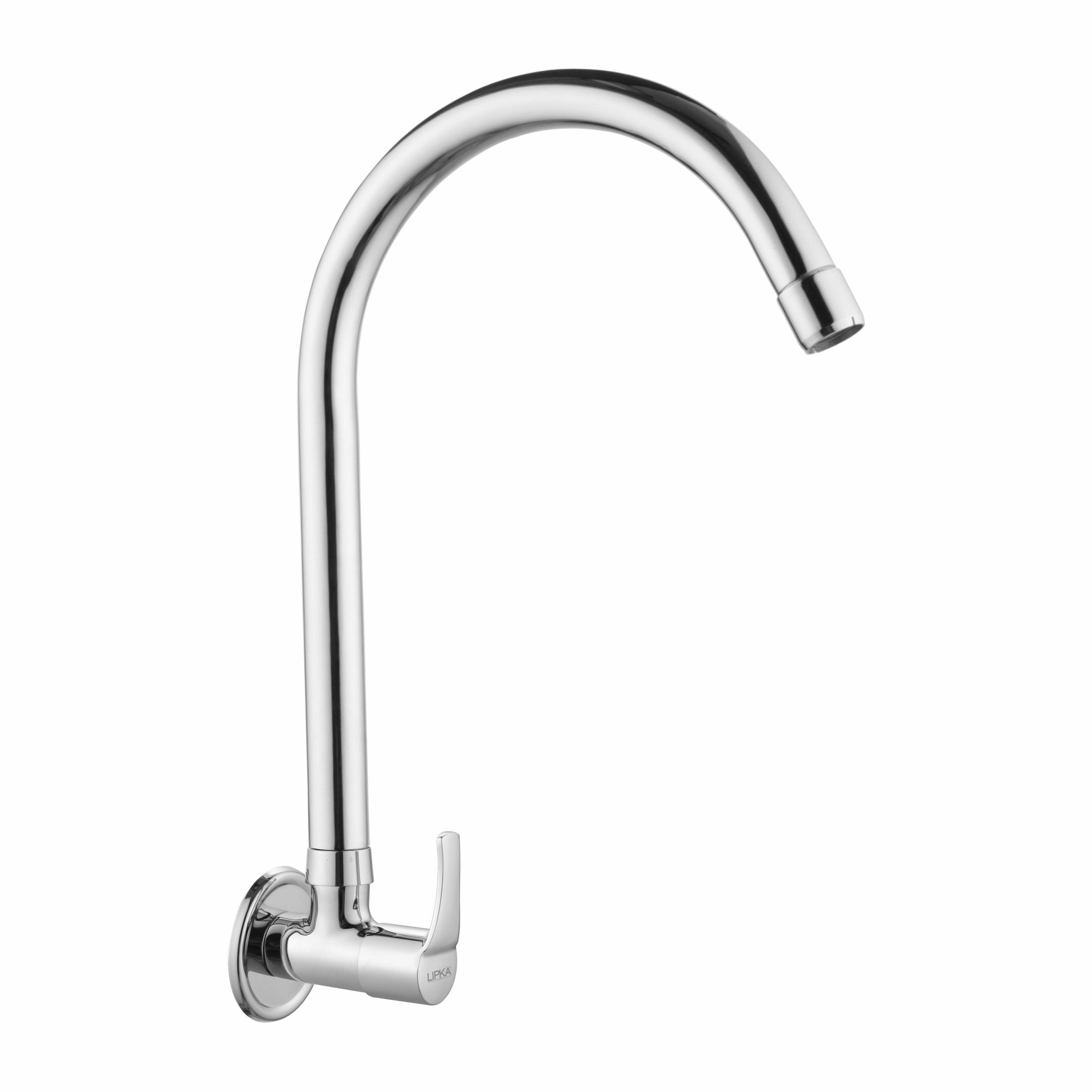 Coral Sink Tap Brass Faucet with Round Swivel Spout (20 Inches) - LIPKA - Lipka Home