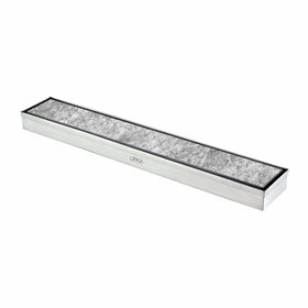 Tile Insert Shower Drain Channel (24 x 2 Inches) - LIPKA - Lipka Home
