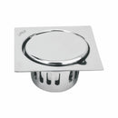 Full Moon Square Floor Drain (5 x 5 Inches) with Cockroach Trap - LIPKA - Lipka Home