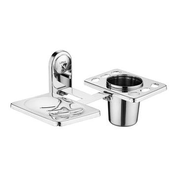 Lance Soap Dish with Tumbler Holder - LIPKA - Lipka Home