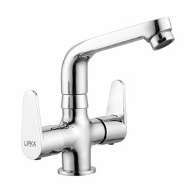 Virgo Centre Hole Basin Mixer with Swivel Spout Faucet - LIPKA - Lipka Home