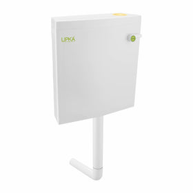 Square Flushing Cistern/ Flush Tank (White) |Commode not included| - LIPKA - Lipka Home