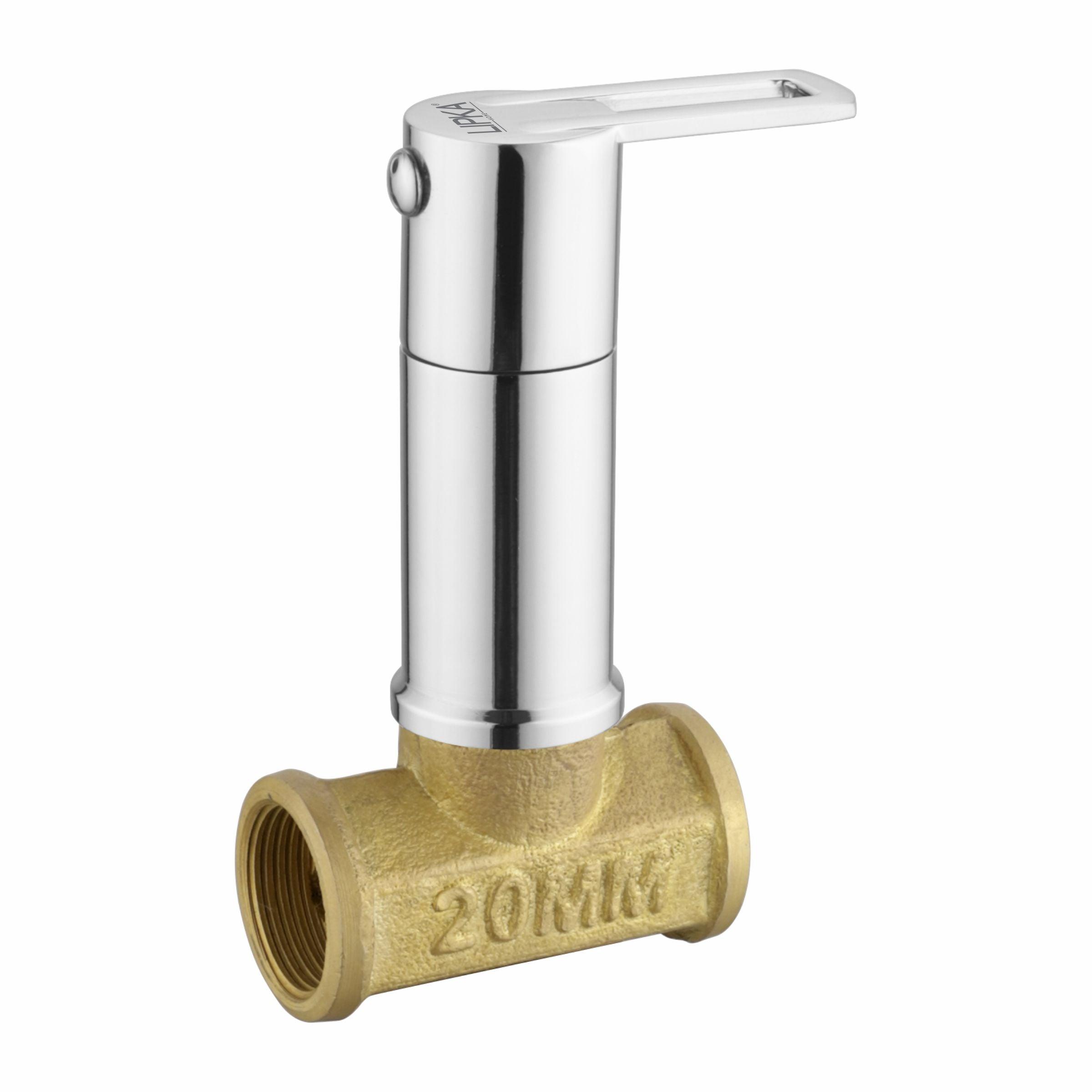 Kube Concealed Stop Valve (20mm) Brass Faucet - LIPKA - Lipka Home