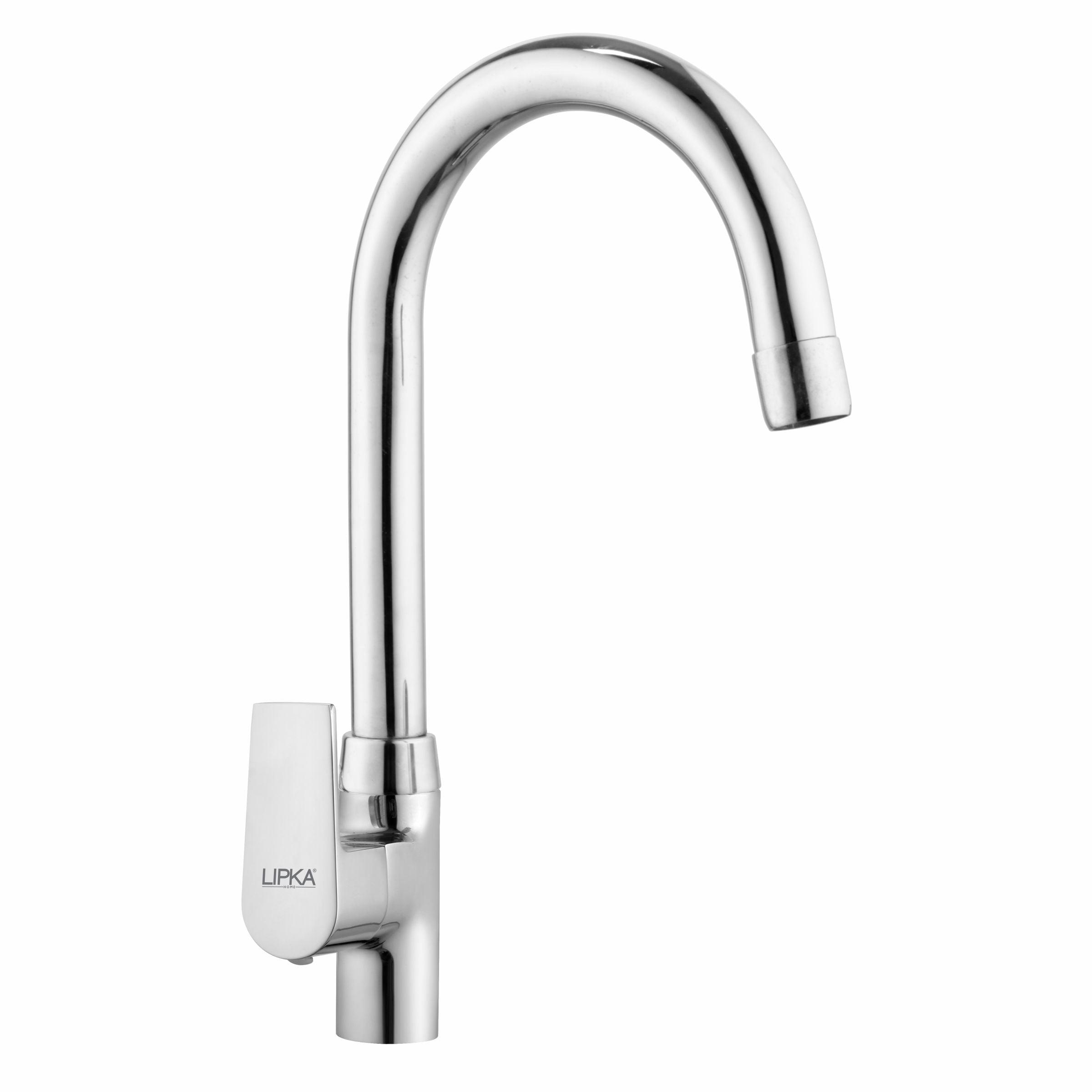 Victory Swan Neck with Medium (15 Inches) Round Swivel Spout Faucet - LIPKA - Lipka Home