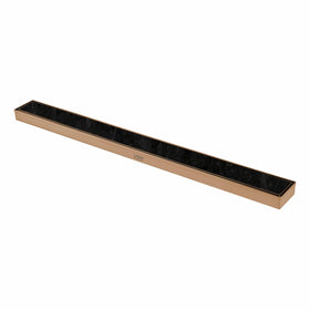 Tile Insert Shower Drain Channel - Antique Copper (32 x 2 Inches) - LIPKA - Lipka Home