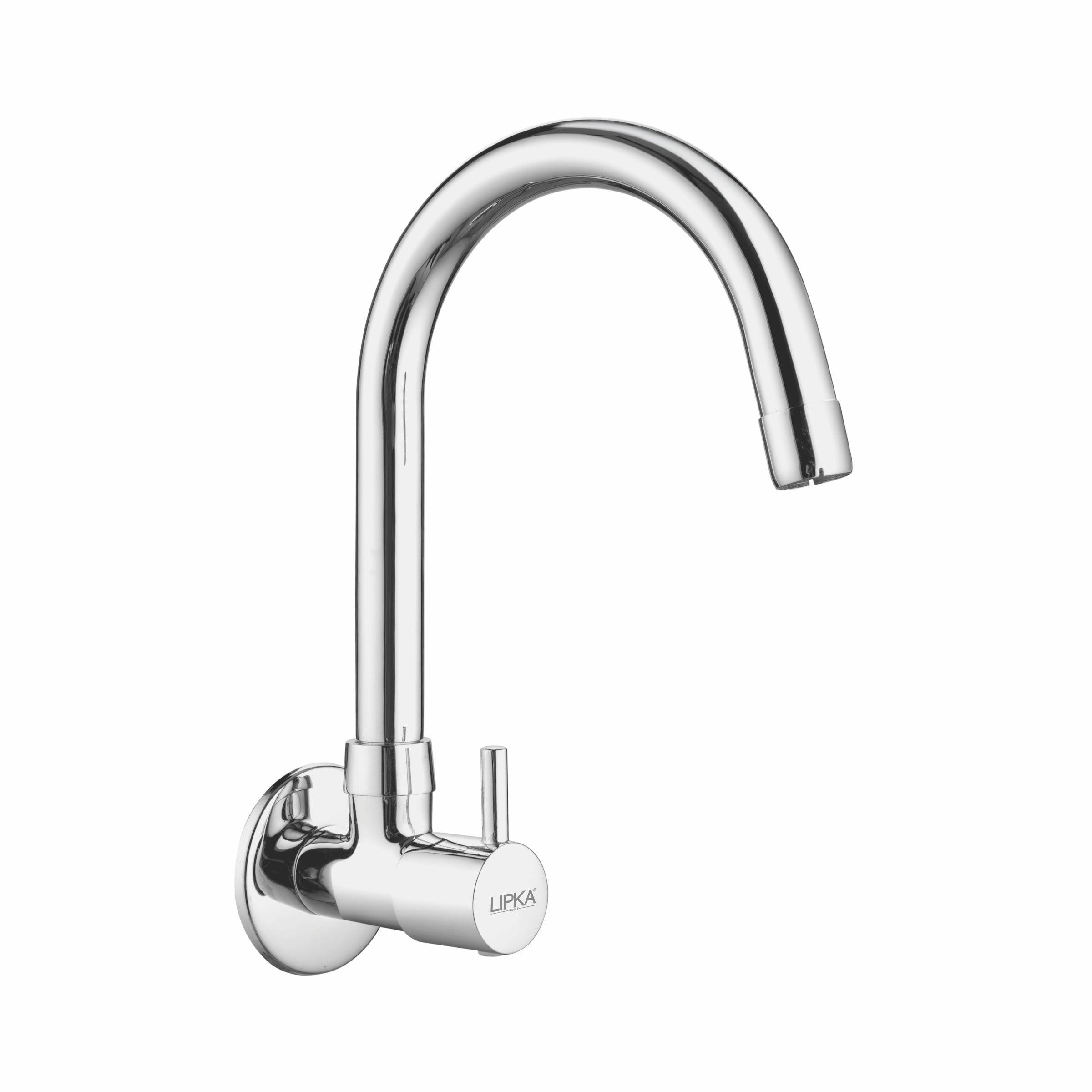 Kyron Sink Tap Brass Faucet with Round Swivel Spout (12 Inches) - LIPKA - Lipka Home